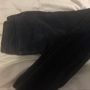 black skinny jeans